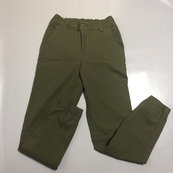 Ardene army green jogger style pants